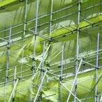 31307020-many-scaffolding-with-green-background